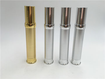 Redondo cosmético vacío privado de aire de las botellas del lujo 30ml formado para la loción/la crema