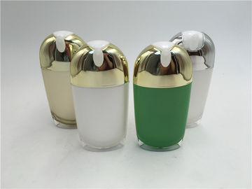 Botella de acrílico vacía de la bomba del color de encargo, botellas privadas de aire de la bomba de la loción