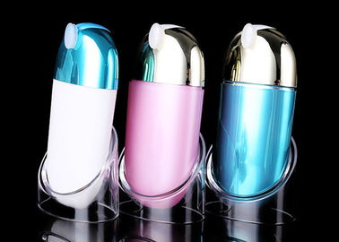 La botella privada de aire plástica de electrochapado del envase de la bomba de los PP para el BB bate 30ml/50ml