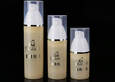 botella líquida privada de aire de la bomba de la fundación de 15ml 30ml, bomba privada de aire de las botellas W y cubierta