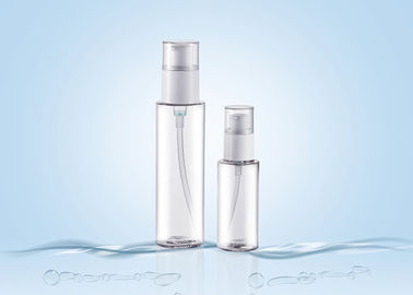 la botella redonda de la bomba de la loción de 50ML 130ML, prueba PETG del escape vacia las botellas cosméticas